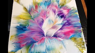 50 How to get feathery effect with flower dip [upl. by Etnomed270]