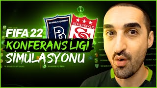 KONFERANS LİGİ GRUPLARINI FIFAda SİMÜLE EDERSEK NE OLUR  FIFA 22 KARİYER MODU REBUILD [upl. by Caraviello102]