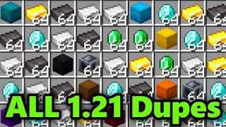 NEW Dupe Glitch 12141 Minecraft Bedrock  WORKING After Patch  Tutorial  Tips [upl. by Madelin]