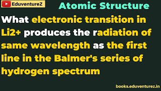 What electronic transition in Li2 produces the radiation of same wavelength as the first line in th [upl. by Nosduh]