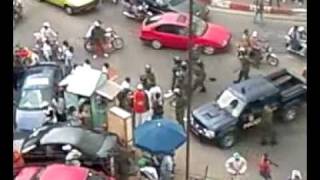 Police brutality in Cameroon [upl. by Ilarin]