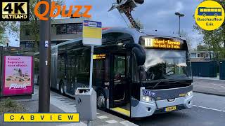 4K Qbuzz lijn 10 Station Groningen Noord  Maartenshof Hoornsemeer  2022 [upl. by Joey]