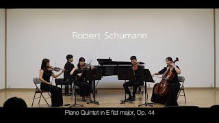 RSchumann  Piano Quintet in E flat Major Op 44 [upl. by Ednalrym]