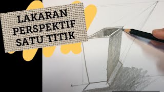 Lakaran perspektif 1 titik [upl. by Sudaorb]