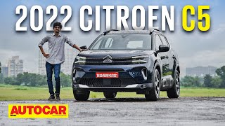 2022 Citroen C5 Aircross review  French Connection  First Drive  Autocar India [upl. by Leiahtan]