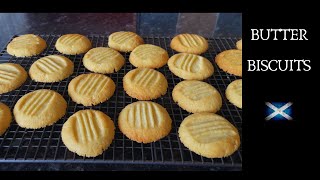 Simple Butter Biscuits  Traditional Butter Cookies  Easy amp Simple Biscuit Recipe [upl. by Yniattirb]