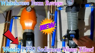 WATELO PF50 Sediment Water Filter Install And Use [upl. by Esten]