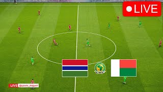 LIVE GAMBIA VS MADAGASCAR AFCON WORLD CUP Qualifiers Full Streaming Match [upl. by Karol]