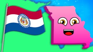 Discover The Geography Of Missouri  Geography Songs For Kids  KLT [upl. by Dowski114]