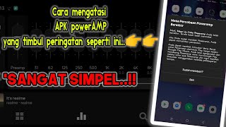 cara mengatasi APK PowerAMP timbul peringatan berbayar [upl. by Gigi]