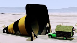 Cars vs Cones  BeamNG Drive [upl. by Stoecker]