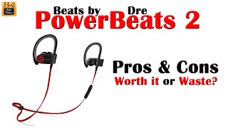 Beats by Dre  Powerbeats 2 Wireless Bluetooth  Pros amp Cons Worth it or Waste  H2TechVideos [upl. by Cerys]