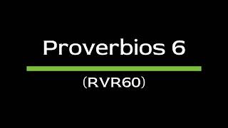 Proverbios 6 RVR60  Biblia Hablada  Español Latino [upl. by Trinity]