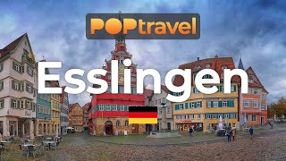 Walking in ESSLINGEN  Germany 🇩🇪  Old Town On A Rainy Afternoon  4K 60fps UHD [upl. by Noisla814]