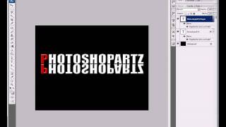 Text Spiegeln  Photoshop Tutorial Basic [upl. by Gothard]