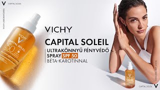 Vichy SPF 50 fényvédő spray bétakarotinnal [upl. by Otreblanauj853]