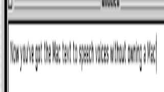 How to get Mac Text To Speech Voices on Windows or any other OS [upl. by Lyrej357]
