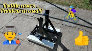 Rodillo casero para bici 🚴 Salí a pedalear en casa [upl. by Arvin]