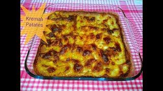 Fırında Kremalı Patates Tarifi  Patates Graten [upl. by Enomaj465]