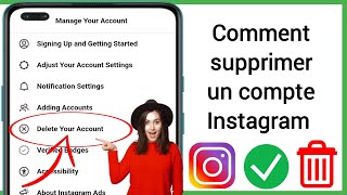 Nouveau  Comment supprimer définitivement un compte Instagram  Supprimer le compte Instagram [upl. by Talanta]