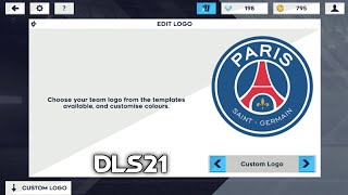 How To Import PSG Logo And Kits In Dream League Soccer 2021 [upl. by Tnarb]