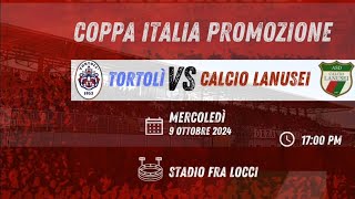 Tortoli vs Lanusei  Copa Italia 1er tiempo [upl. by Eerol628]