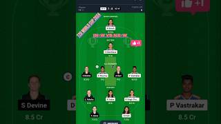 IN W vs NZ W Dream11  India Women vs New Zealand Women T20 World Cup 2024  shorts indiacricket [upl. by Zetrok]