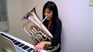 Amazing Grace Euphonium and Piano play Misa Akahoshi [upl. by Tory321]