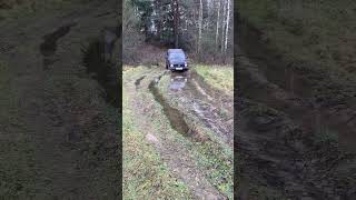 Нива на зимней шине NOKIAN Nordman 7 первый выезд automobile нива offroad грязь офроуд [upl. by Penrod]