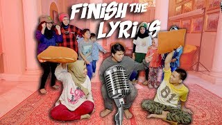 Gen Halilintar Lupa Lirik  Finish The Lyrics Challenge Part 2 [upl. by Annehsat]