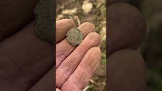 ROMAN COIN metaldetecting treasurefind trending viralshort coin metaldetector uk history [upl. by Shantee]