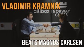 Altibox Norway Chess Vladimir Kramnik beats Magnus Carlsen [upl. by Egedan224]