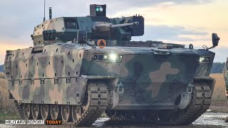 How does the Borsuk IFV work using the ZSSW30 turret system on the battlefield [upl. by Ailad623]