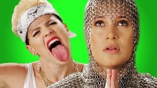 Epic Rap Battles of History  Behind the Scenes  Miley Cyrus vs Joan of Arc [upl. by Kristan]