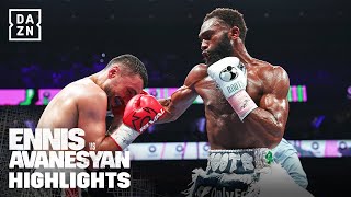 FIGHT HIGHLIGHTS  JARON ENNIS VS DAVID AVANESYAN [upl. by Mart]