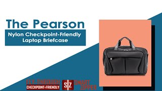 17quot Nylon Expandable Double Compartment Laptop Briefcase  THE PEARSON  McKleinUSA [upl. by Eatnuahc247]