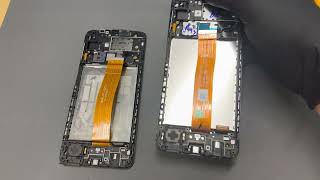 Samsung A12 LCD Broken Screen Replacement Disassembly SmA125 [upl. by Iggem]