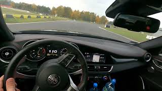 Alfa Romeo Giulia Quadrifoglio drifting POV 4K [upl. by Ttimme893]