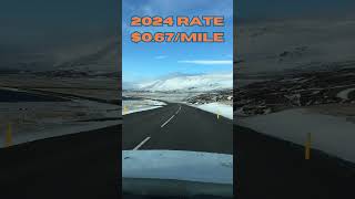 2024 IRS Mileage Reimbursement Rate Revealed  067 Per Mile Update IRSReimbursement 2024Mileage [upl. by Notelrahc687]