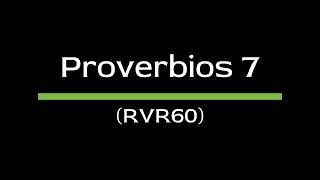 Proverbios 7 RVR60  Biblia Hablada  Español Latino [upl. by Menard]