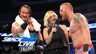 Heath Slater thanks his quotbig ol refrigerator of an angelquot SmackDown Live Fallout Aug 30 2016 [upl. by Colet922]