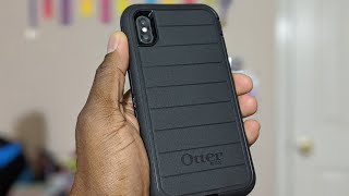 iPhone XS Max  Otterbox Defender Pro Unboxing amp Review [upl. by Catton]