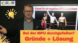 Gründe für ein negatives MPUGutachten [upl. by Ialocin]