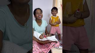 Relatable 🥰2 Year baby amp 2 months baby 🥰 shorts achayanarmyfamily [upl. by Ragucci]