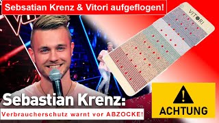 Vitori Kristallmatte Verbraucherschutz WARNT Ist es der Todesstoß für Sebastian Krenz Lügt Vitori [upl. by Teraj]