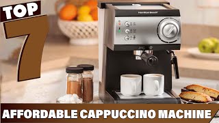 Discover the 7 Best Cappuccino Machines on a Budget [upl. by Aloin589]