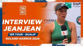 Léolia Jeanjean passe le premier tour des qualifs  RolandGarros 2024 [upl. by Jeffy46]