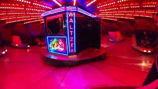 Leigh amp Craig Danters Waltzer  On Ride POV Stoke Winter Wonderland 2023 [upl. by Lilias576]