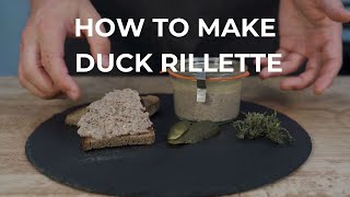 How to make duck rillette at home  Quick easy delicious [upl. by Etat]