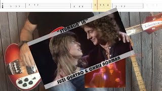 Stumblin In  Suzi Quatro amp Chris Norman p2 FRANKS BASS COVERS shorts [upl. by Halac814]